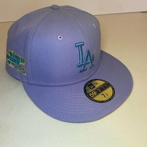 LA Dodgers 1981 World Series New Era Fitted Hat Size 7 1/8